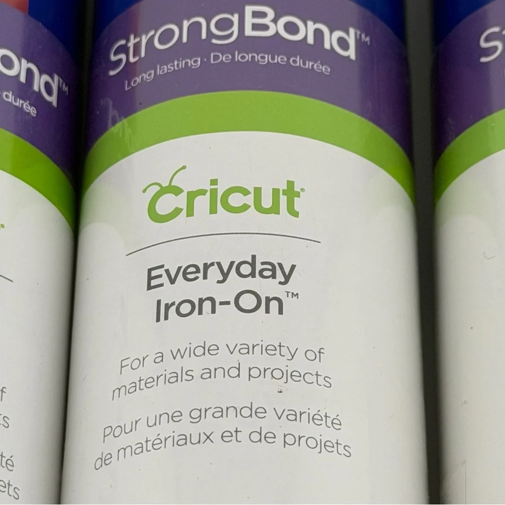 Cricut Vinyl and Iron On Rolls Lot of 8